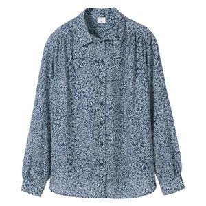 Morris & Co x H&M Navy Blue Button Down Blouse